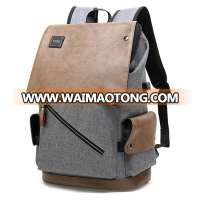 15.6in Large capacity laptop bag durable casual  travel backpack bag with USB Charging Port