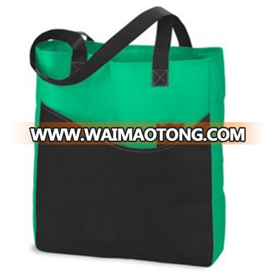 Hot sale supermarket foldable shopping bag with handle